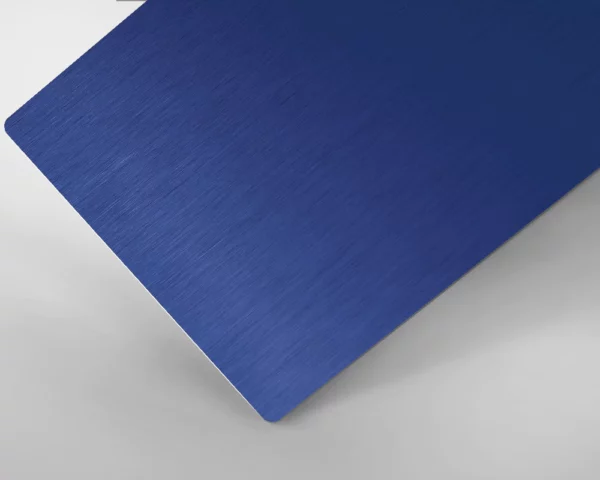 Brushed Aluminum|Blue