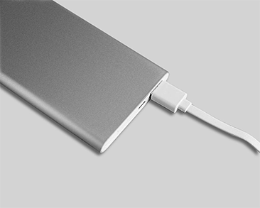 power bank-sand blasted aluminum